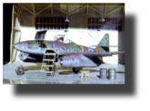 Messerschmitt Me 262. Scratch built in metal by Rojas Bazán. 1:15 scale.